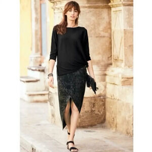 Peruvian Connection Lotus Pima Cotton Skirt Size M